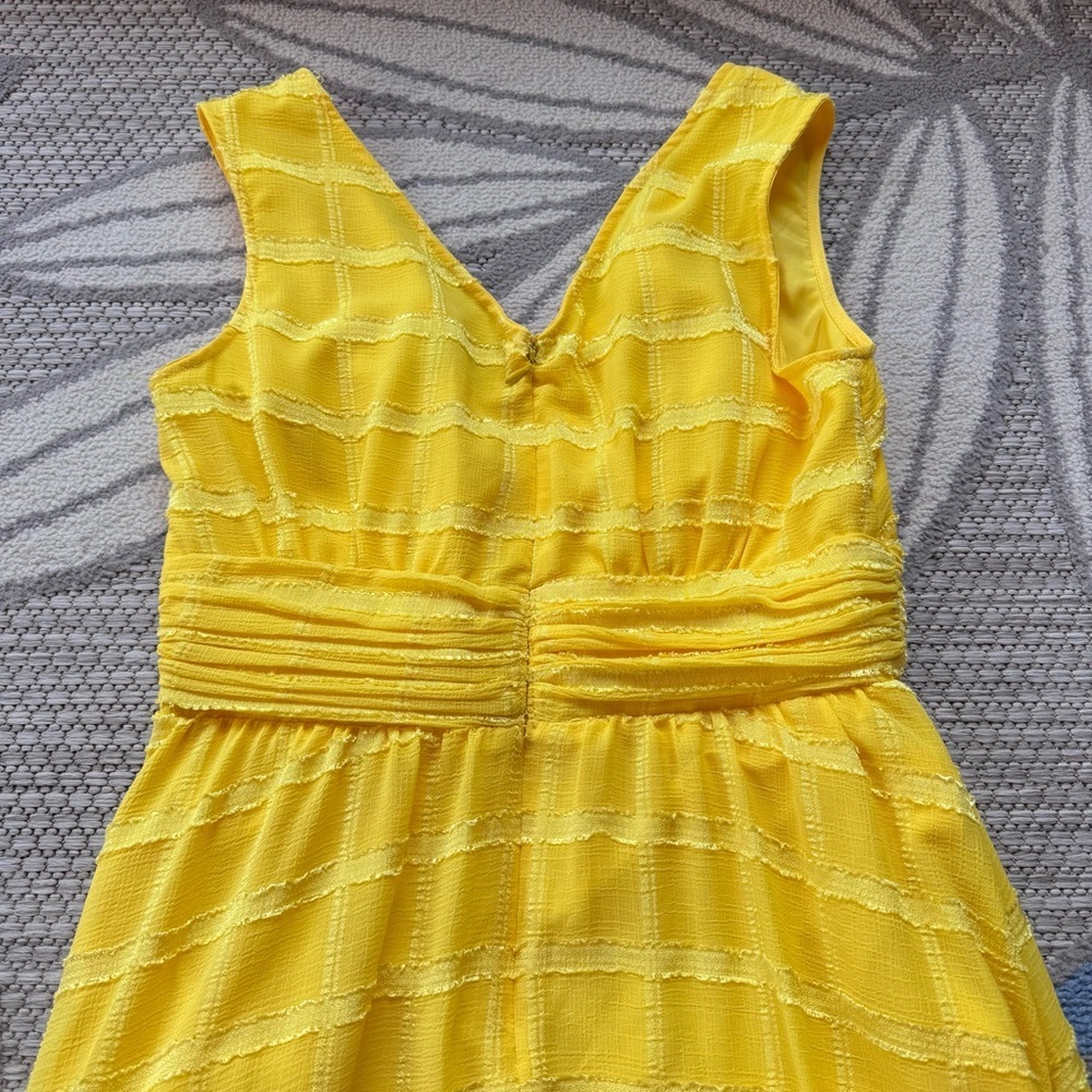 Nanette Nanette Lepore Women’s Janelle Donny Midi Dress Limoncello Yellow Size 4 - Picture 6 of 9